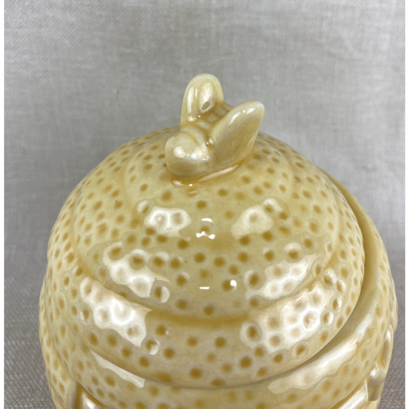Vintage Tender Heart Treasure Honey Pot Hive 1997 Bee Handle - Picture 3 of 6